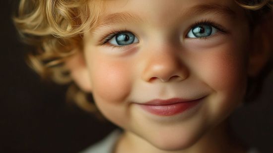 Primer plano de un niño pequeño