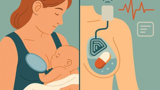 La primera plataforma wearable capaz de analizar químicamente la leche materna en contacto con el cuerpo de la madre, sin necesidad de extraer la leche ni de llevarla a un laboratorio.