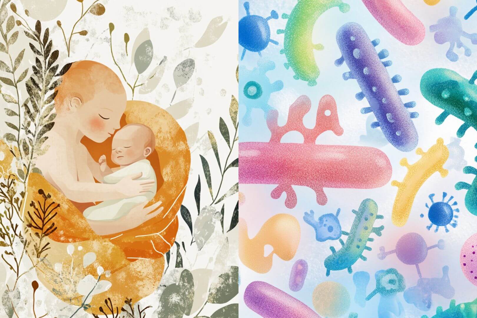 Desde el nacimiento, el tipo de parto influye en cómo se forma la microbiota del bebé, un factor clave en su desarrollo inmunológico y respiratorio