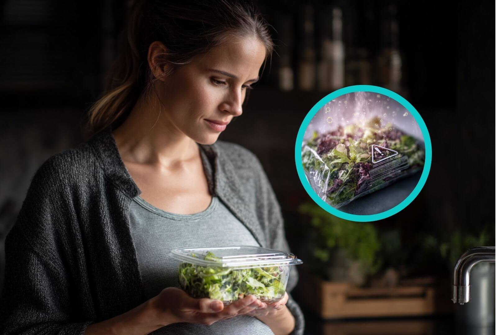 Las embarazadas deben extremar precauciones con las ensaladas listas para consumir: un estudio europeo ha detectado ADN del parásito Toxoplasma gondii en el 4,1% de las muestras analizadas.