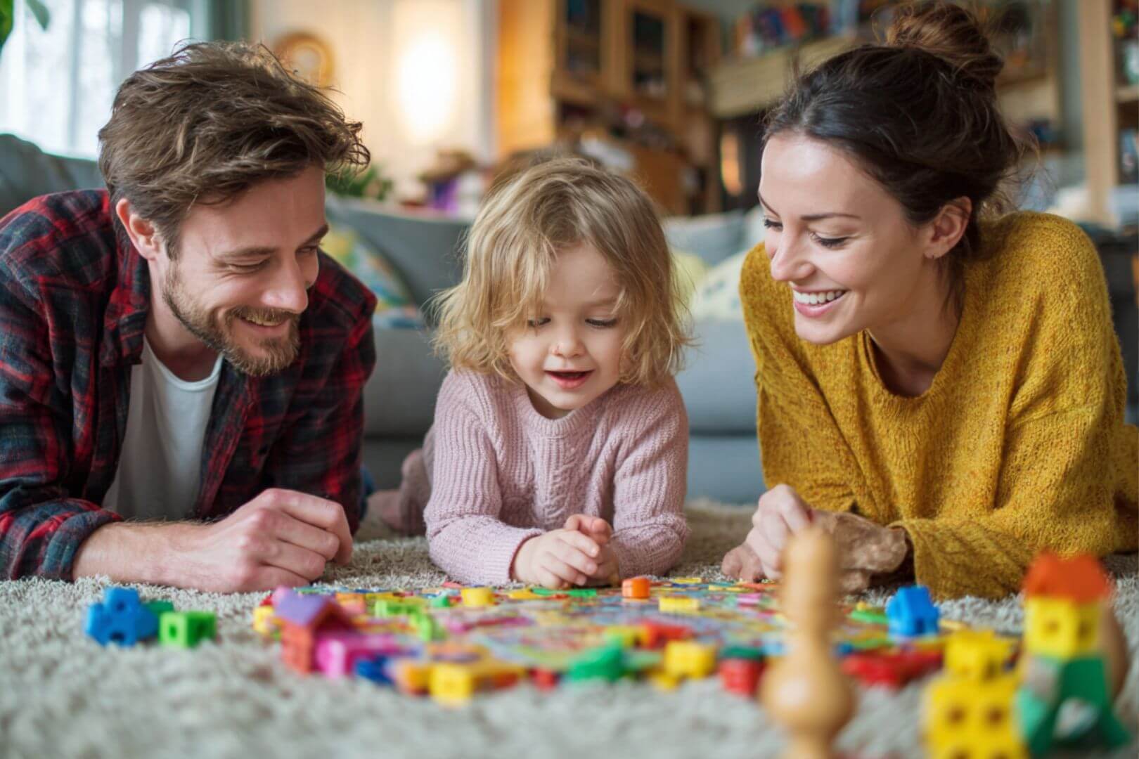 Jugar en familia: los juegos de mesa estimulan el aprendizaje y refuerzan el vínculo afectivo desde los 2 años.